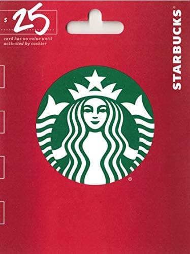Starbucks Gift Card - 25 - Holiday Red - Image 1