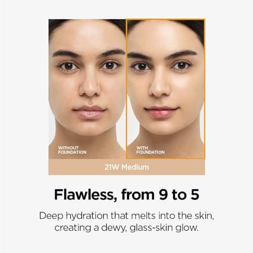 JUNG SAEM MOOL Essential Skin Nuder Cushion | Natural Finish, Buildable Coverage Cushion Foundation by Korean Makeup Artist (Mini, 0.17 Fl Oz), 10W Shell thumbnail 5