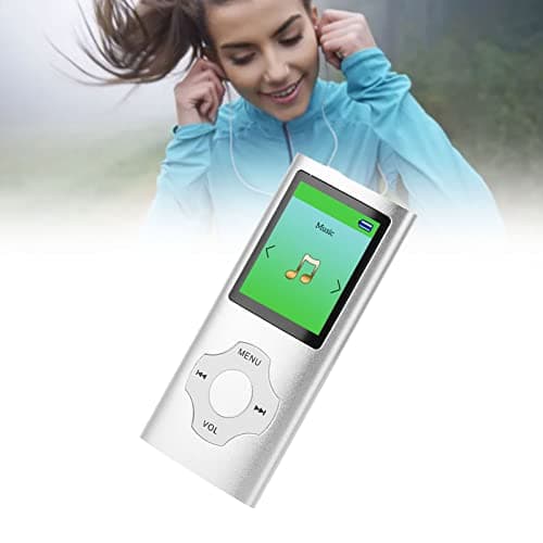 64G MP3 Player, 1.8 Inch Music Player, LCD Screen, Recording FM Radio, Portable MP3 Player for Kids Students (Silver) thumbnail 9
