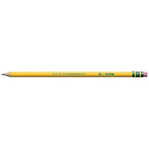 Ticonderoga Wood-Cased Pencils, Pre-Sharpened, 2 HB Soft, Yellow, 72 Count thumbnail 3