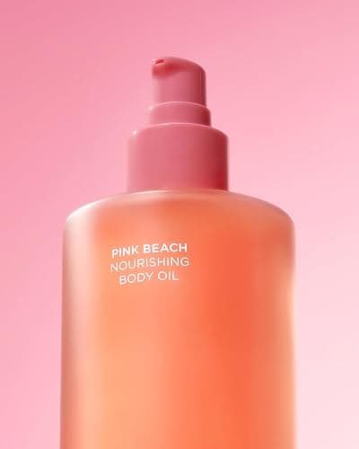 Saltair Body Oil. Jumbo Size Pink Beach After Shower and Bath Oil for Women and Men. Botanical, Non-Greasy, and Well-Absorbing Moisturizer for Hydrating Dry Skin – 10oz Bottle thumbnail 5