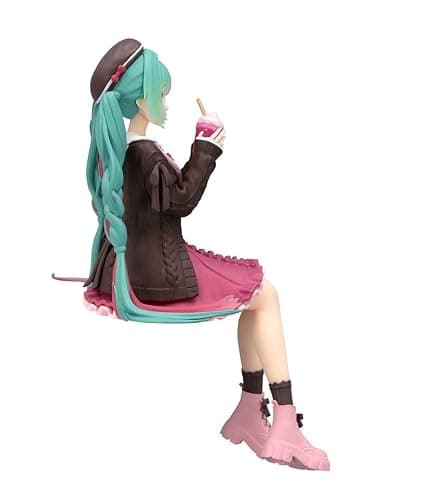 Hatsune Miku Noodle Stopper PVC Statue Autumn Date Pink Colour Various 14 cm thumbnail 5