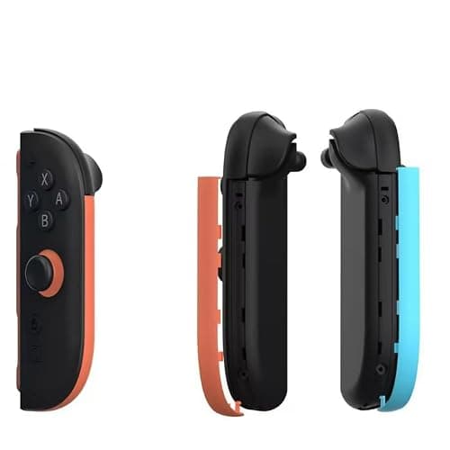 Left and Right Controllers Decorative Strips for Nintendo Switch 2 Gaming Console Replacement Decorative Strip Housing Shell (Left Blue Right Orange) thumbnail 5