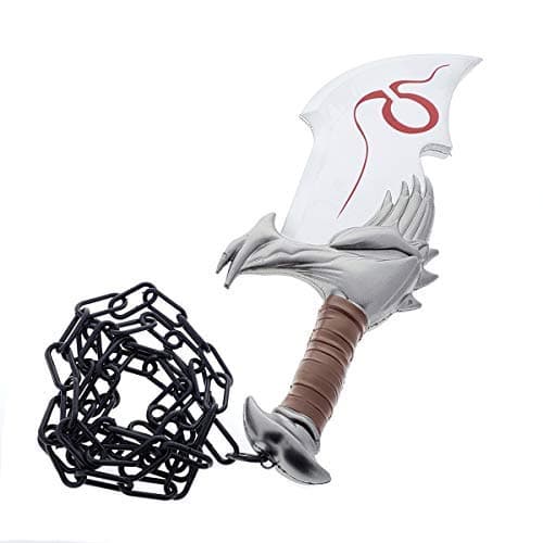 God of War Swords Kratos Blades of Chaos High Density Foam 1:1 Scale Props Silver thumbnail 5