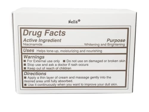 Nella Whitening and Brightening Tone-Up Cream, Fermented Natural Ingredients, Korean Beauty, 50 ml thumbnail 7