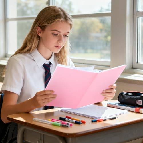 EEHZTSI 6-Pack Plastic Folders with Pockets,2-Pocket Poly Folders Holds US Letter Size Paper for School/Office/Home, Pastel Color, Assorted thumbnail 7