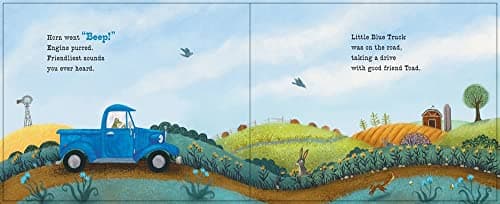 Little Blue Truck Makes a Friend: A Farmyard Story About Welcoming New Friends for Children (Ages 4–8) thumbnail 2