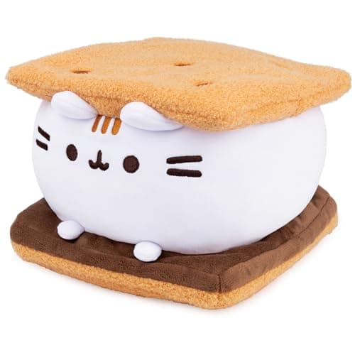 GUND Pusheen S’mores Squisheen Plush, Stuffed Animal for Ages 8 and Up, Brown/White, 12” thumbnail 4