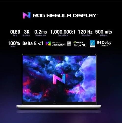 ASUS ROG Zephyrus G14 14" 3K OLED 120Hz Gaming Laptop Copilot+ PC AMD Ryzen AI 9 HX 370 RTX 5080 32GB RAM 2TB SSD Platinum White thumbnail 7