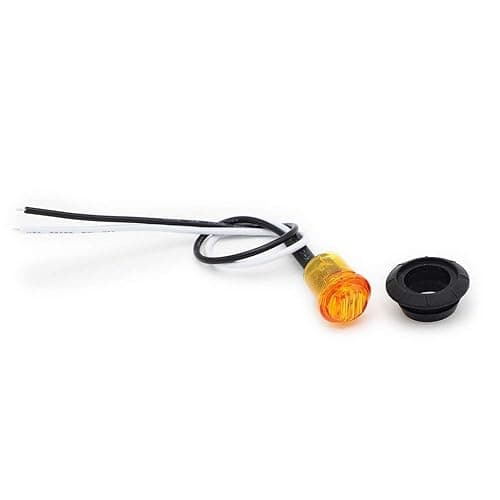 MADCATZ 100Pcs 3/4'' Amber Round 3 LED Bullet Marker lights, Front Rear Side LED Marker Lights, Clearance Lights, Trailer Marker Lights for Truck RV Car Bus Van Pickup ATV Boat Caravan thumbnail 5