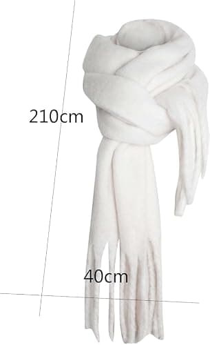 Stafeny Dicker Schal warm Damen - Schal Klassischer Und Täglich Damen Feinstrick Winter Kuschelige Warme Winter Schals Musselintuch Damen Deckenschal Winterschal warm Hochwertiges schal-tuch thumbnail 2