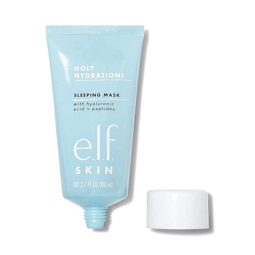 e.l.f. SKIN Holy Hydration! Sleeping Mask, Moisturizing & Plumping Dual-Use Sleep Or Rinse-Off Face Mask, Soothes Skin With A Creamy Formula thumbnail 6