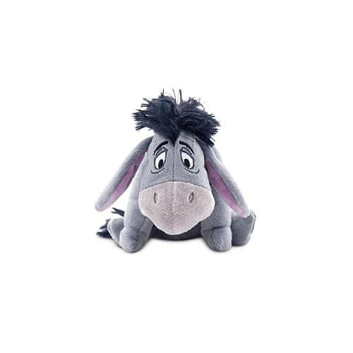 Disney Store Official Mini Bean Bag Plushies - Eeyore - Cute Stuffed Animal with Detailed Sculpting, Embroidered Features, & Bean Bag Bottom - Plush Toys for Kids - Image 1