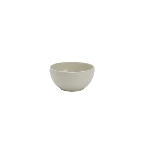 TTU Tabletops Gallery Hobnail Style 4 Piece Timeless Grey Stoneware Nesting Mixing Bowl Set for Baking and Cooking thumbnail 8