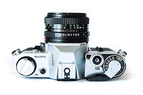 Vintage Canon AE-1 35mm SLR Camera with 50mm 1:1.8 Lens (Renewed) thumbnail 4