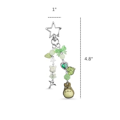 Safe Zone Playpen Keychain, Gifts for Animal & Anime Lovers, Y2K Heart Bow Pendant, Women Girls Kawaii Bag Charm thumbnail 2