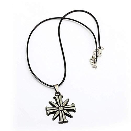MEETCUTE Far Cry 5 Necklace Metal Eden Gate Necklaces Pendants Rope Pendant Chain Cult Sunflower Halloween Cosplay Accessory thumbnail 3