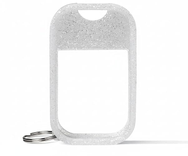 Touchland Silicone Hand Mist Case with Keyring, 1 FL OZ - Frosted Sparkle thumbnail 5