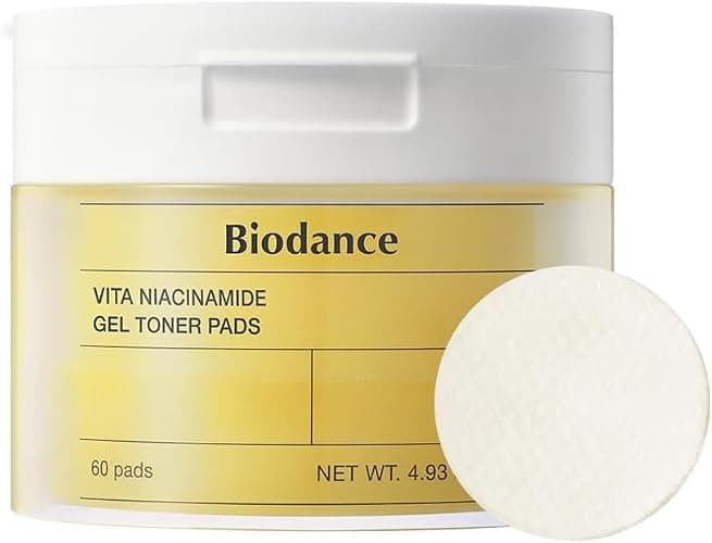 Biodance Vita Niacinamide Gel Toner Pads, Dark Spot Corrector, Evening Skin Tone, Gentle Exfoliating Toner Pads with Vitamin C, Pre-Soaked Pads, Korean Skin Careㅣ4.93 fl.oz.(140g)*60Pads thumbnail 4