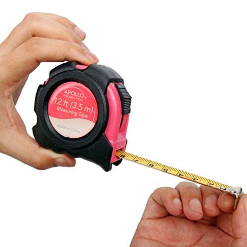 Apollo Tools Original 39 Piece General Household Tool Set in Toolbox Storage Case with Essential Hand Tools for Everyday Home Repairs, DIY and Crafts - Pink Ribbon - Pink - DT9706P thumbnail 8