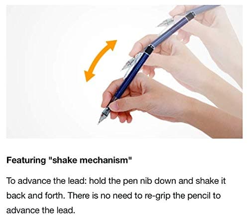 Tombow Mono Graph Shaker Mechanical Pencil 0.5mm, Pattern Body (SH-MG) thumbnail 6
