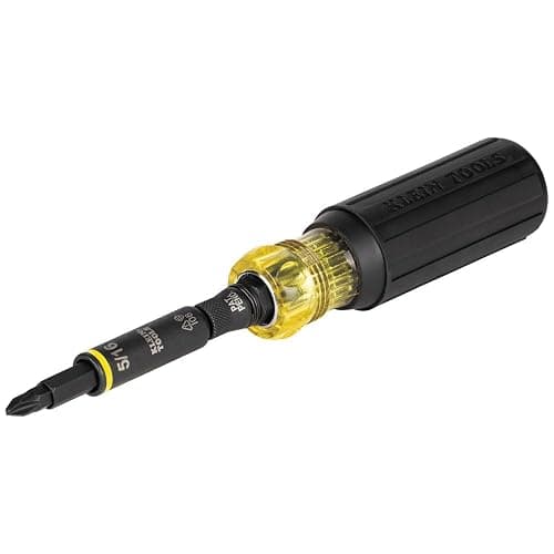 Klein Tools 32500HD KNECT Multi-Bit Screwdriver/Nut Driver, Impact Rated 11-in-1 Tool with Phillips, Slotted, Square and Torx Tips thumbnail 6