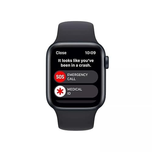 Apple Watch Series 7 (GPS, 45mm) Midnight Aluminum Case with Midnight Sport Band (Renewed) thumbnail 3