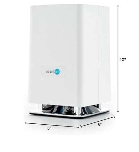 ScentAir Whisper Home | Diffuser Machine, Scents up to 800 Sq. Ft Room, Compatible with Alexa & Google, WiFi & Bluetooth Enabled, Cartridge Sold Separately, White thumbnail 3