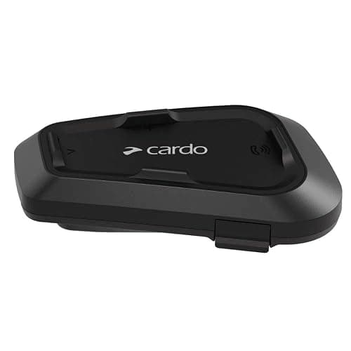 Cardo Systems Spirit Motorcycle Bluetooth Communication Headset, 2-Way Bluetooth, Thin 32mm Speakers, Waterproof, Universal Connectivity - Single Pack thumbnail 2