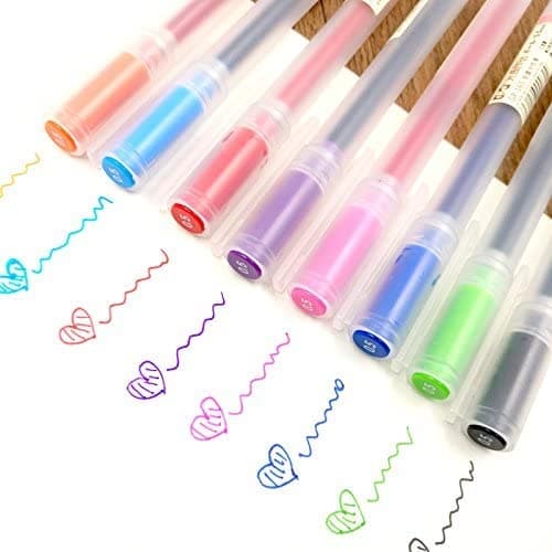 XSG Premium Gel Ink Pen Fine Point Pens Ballpoint Pen 0.5mm for Japanese Office School Stationery Supply 12 Packs thumbnail 5