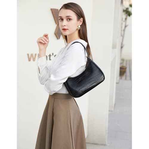 CYHTWSDJ Shoulder Bags for Women, Cute Hobo Tote Handbag Mini Clutch Purse with Zipper Closure thumbnail 3