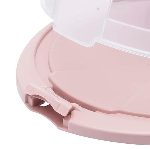 keeeper Runder Tortenbehälter mit Deckel, Ergonomischer Griff, Einfacher Transport von Kuchen, Ricardo, Nordic Pink (Rosa), 33,5 x 38 x 17 thumbnail 7