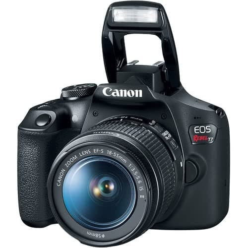Canon EOS Rebel T7 DSLR Camera with 18-55mm Lens Bundle with Extra Canon Battery + 2X 64GB Memory Cards + Accessory Kit Including Bag, Flash, Remote, Aux Lenses, Software & More thumbnail 3
