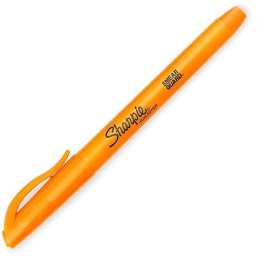 Sharpie Pocket Style highlighters, Assorted Ink Colors, Chisel tip, Assorted Barrel Colors, 12/Pack thumbnail 2