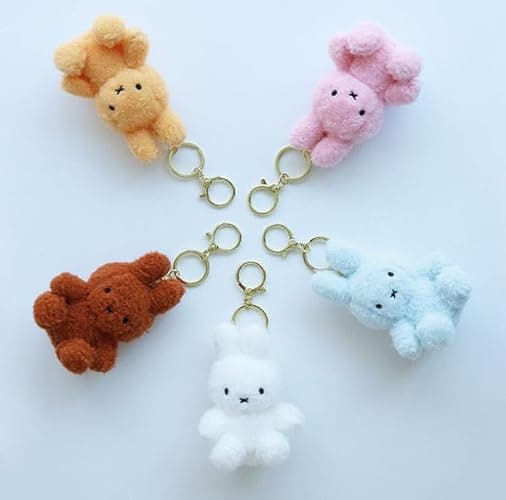 MSGlobal Cute Plush Keychain for Bag, Backpack, About 5 Inches thumbnail 5