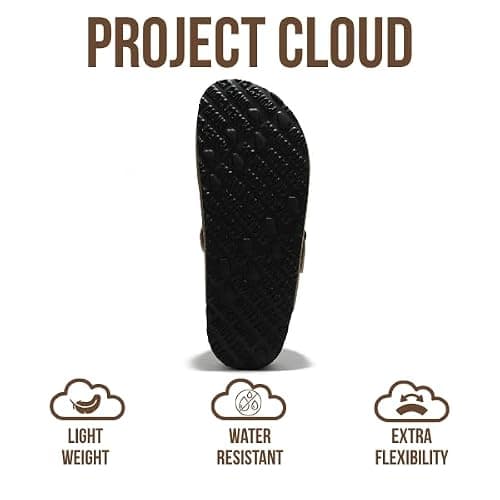 Project Cloud Genuine Leather Footbed Clogs for Women - Memory Foam Arch Support Slippers for Women - Trendy Slip-ons Women's Mules & Clogs Sandals (Benton) thumbnail 5