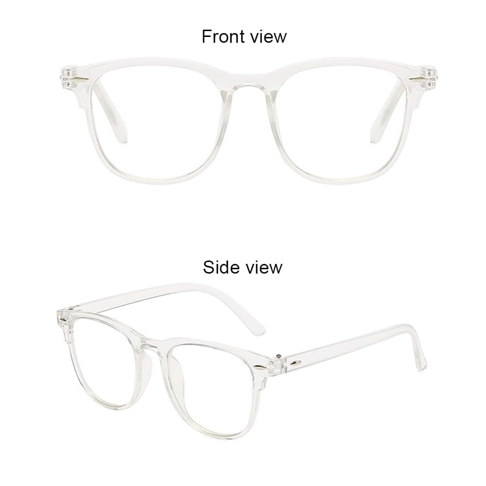 FRAINBOWZ Blue Light Blocking Glasses for Women & Men, Dyslexia Glasses Lightweight Reading Glasses Anti Glare Anti Eyestrain Anti-Fatigue Glasses Fashion Art Glasses Retro Glasses thumbnail 3