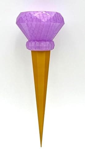 Microphone for Velvet & Veneer Trolls 3 Movie Prop Band Together Handmade to Order Purple Gold thumbnail 7