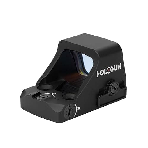 HOLOSUN HS407K X2 Red 6 MOA Dot Open Reflex Optical Sight for Subcompact Pistols - Durable Parallax Free Unlimited Eye Relief Handgun Sight with Aluminum Housing & Shake Awake Technology - Black thumbnail 5