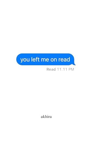 you left me on read - Image 1