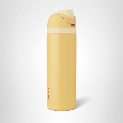 Owala Disney Princess FreeSip Insulated Stainless Steel Water Bottle with Straw for Sports and Travel, BPA-Free Sports Water Bottle, 24 oz, Belle thumbnail 7