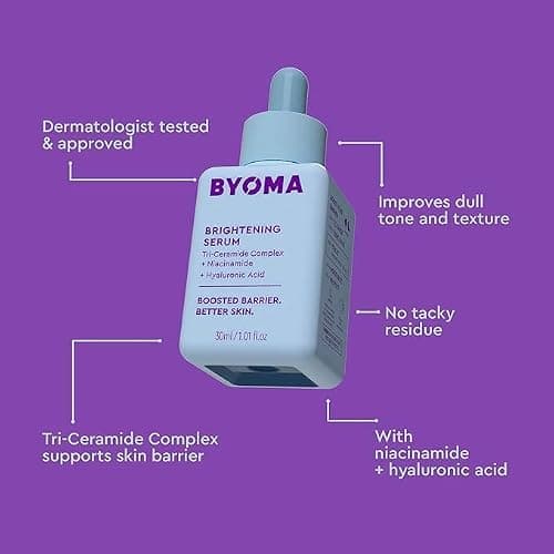 BYOMA ORIGINAL | BRIGHTENING SERUM | Siero illuminante per la pelle con acido ialuronico, niacinamide e ceramidi | Ideale per idratazione e carnagione radiante | 30 ml | VEGANO | by BELLA thumbnail 3