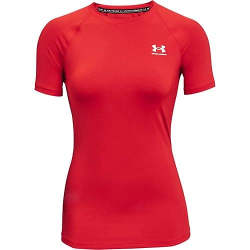 Under Armour Womens HeatGear Compression Short-Sleeve T-Shirt - Image 1