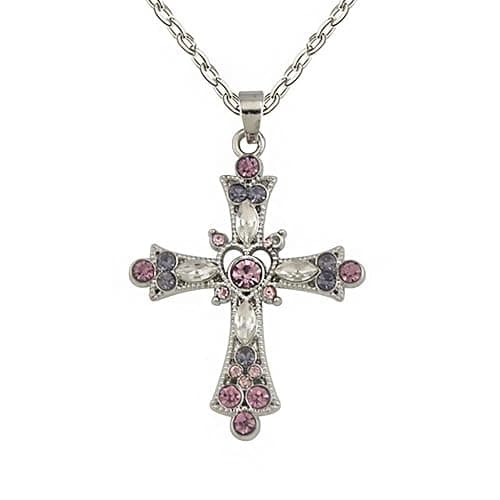 LIRUNQIN Cross Pendant Necklace Indie Punk Gothic Choker for Egirl Eboy Woman Men - Image 1