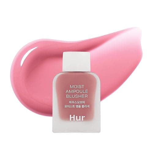 House of Hur Moist Ampoule Blusher with 50% Moisture Essence | Hydrating & Long-Lasting Blush | 0.33 fl. oz. (9 Shades) - Cherry Blossom - Image 1