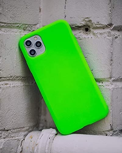 FELONY CASE - Apple iPhone 14 Pro Case - Neon Liquid Silicone, Soft Touch Slim Cover with Anti-Scratch Microfiber Lining, 360° Shockproof & Full Body Protection - (Green) thumbnail 7