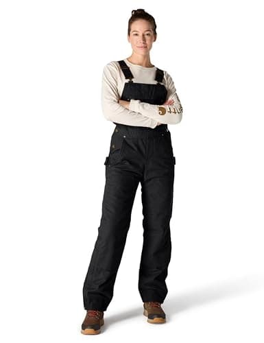 Carhartt Women's Washed Duck Insulated Bib Overall - Image 1