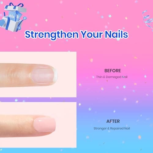 Beetles Rubber Base Gel Nail Polish, 6 Colors Nude Gel Polish Pink Peach Neutral Sheer French Tips Base Colors for Nails Flexible U V LED Soak Off for DIY Home Manicure Nail Gifts thumbnail 6