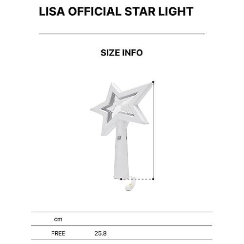 Lisa Official Star Light Stick thumbnail 4
