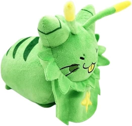 Xuqiufeng Gnarpy Plush, Regretavator Plush Gnarph Alien Cat Plush Toys，Give Fans and Friends Beautifully Plushie Doll Gifts (Green) - Green thumbnail 2